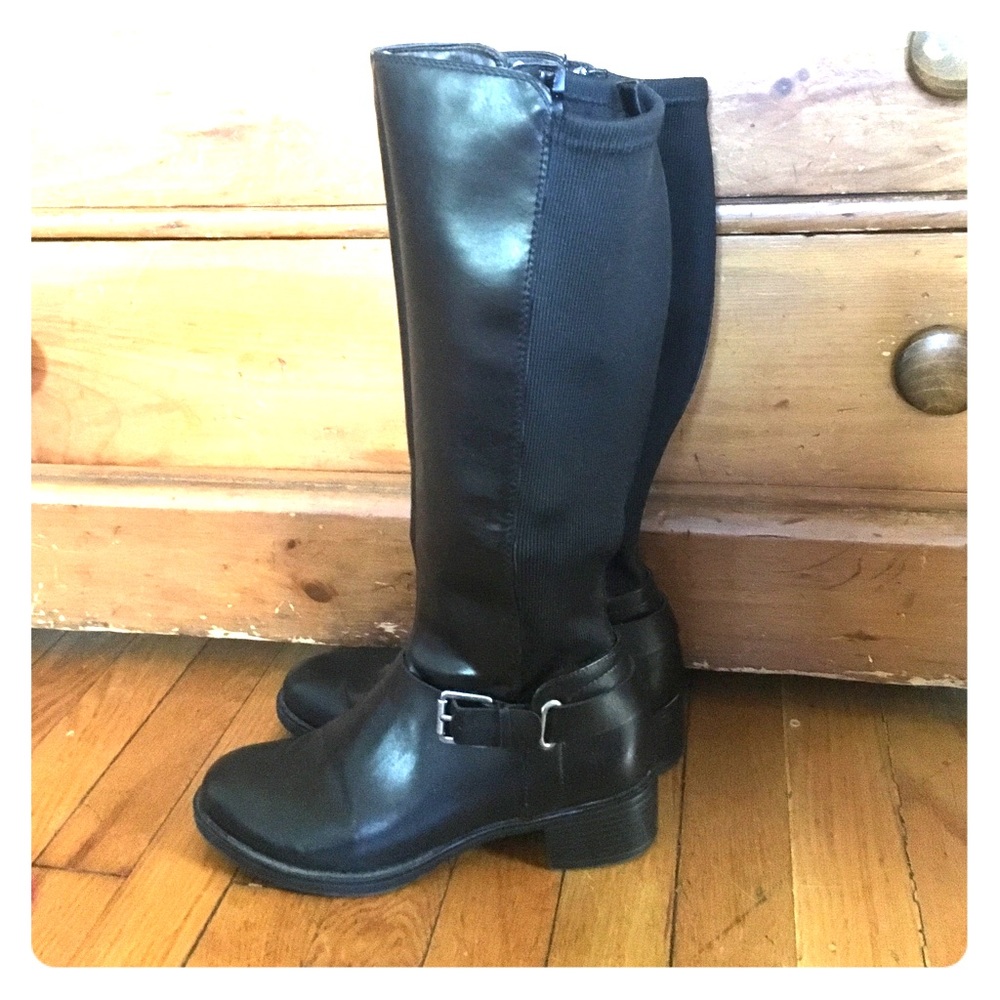 Tall  Black Franco Sarto Boots